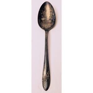 Vtg Oneida Community Tudor Plate Tablespoon QUEEN BESS II Silverplate 1946 Spoon